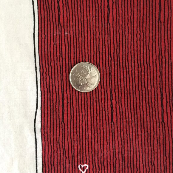 Red and white twin sheet - Picture 4 of 4